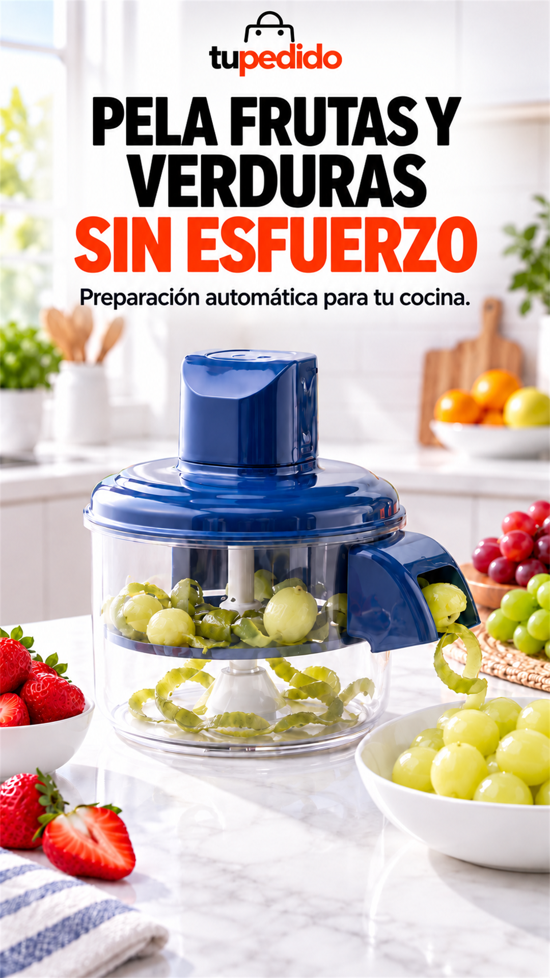 PeelPro — Pelador automático de frutas y verduras