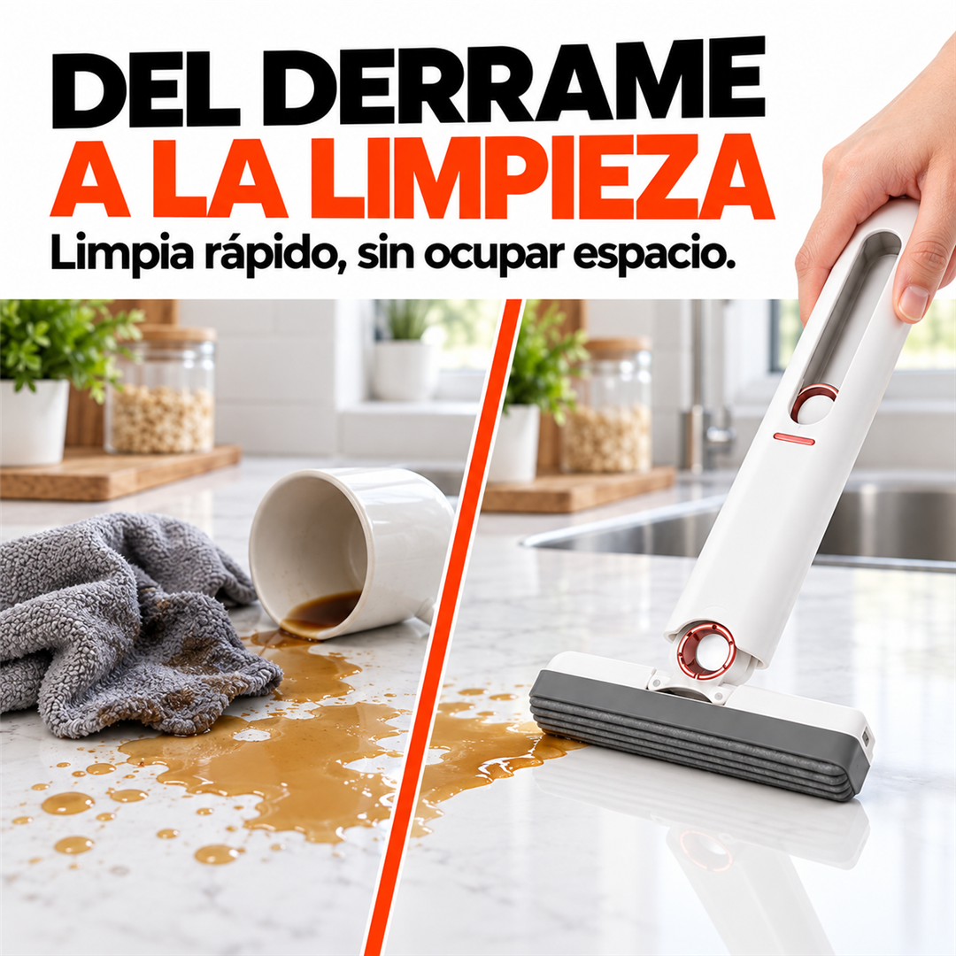 MopaGo — Mini fregona portátil absorbente