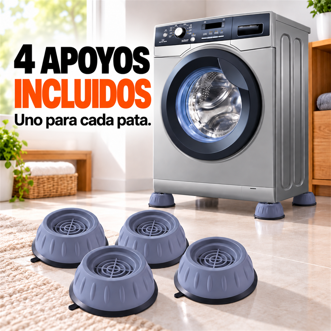 SilentPad – Almohadillas Antivibración para Lavadora