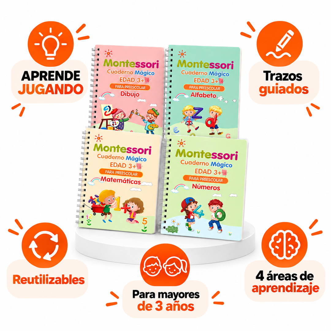 SmartWrite – Cuadernos Mágicos de Caligrafía Reutilizables