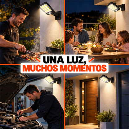 SolaraGuard – Luz Solar LED con Mando y Sensor de Movimiento
