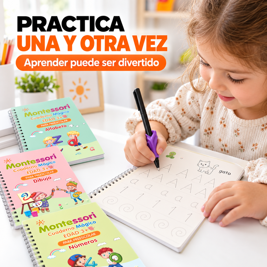SmartWrite – Cuadernos Mágicos de Caligrafía Reutilizables