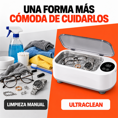 UltraClean — Limpiador ultrasónico portátil multifunción