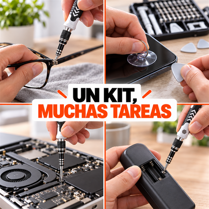 FixMaster – Kit de Destornilladores de Precisión 115 en 1