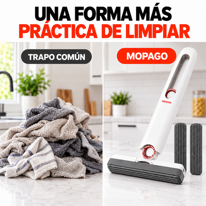 MopaGo — Mini fregona portátil absorbente