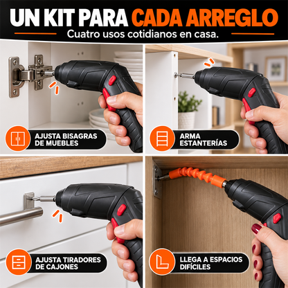 VoltFix — Kit destornillador eléctrico