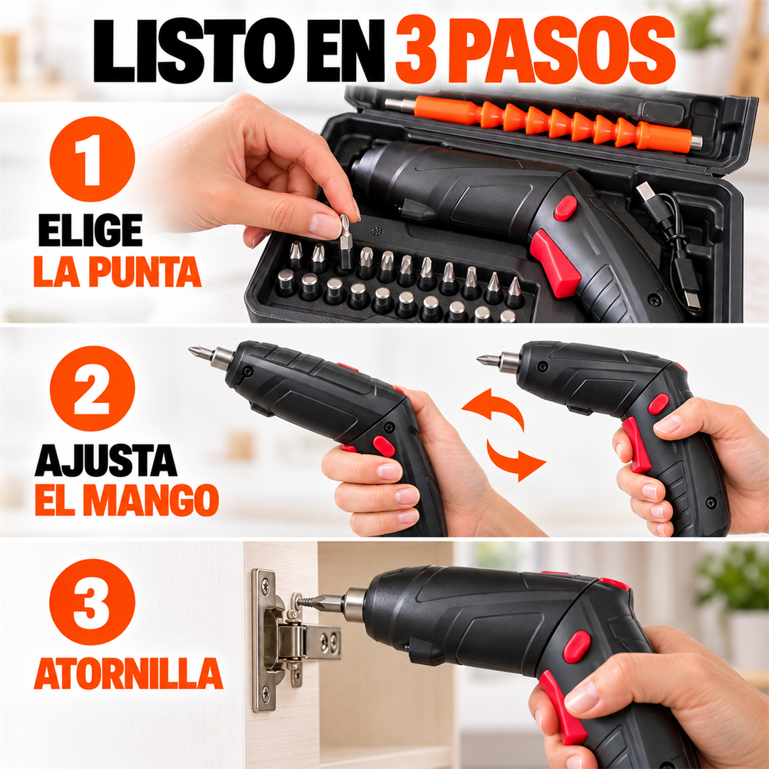 VoltFix — Kit destornillador eléctrico