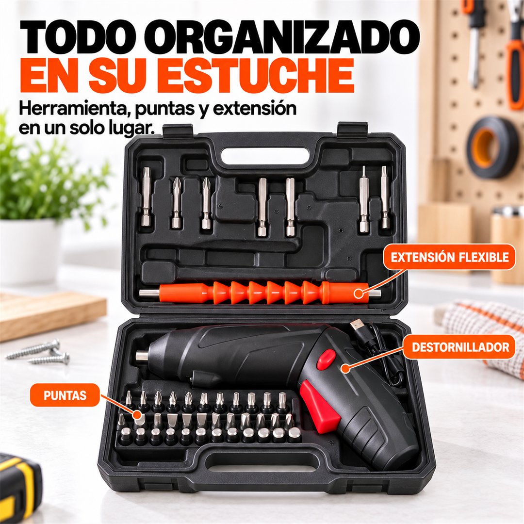 VoltFix — Kit destornillador eléctrico