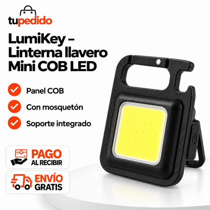 LumiKey — Linterna llavero Mini COB LED